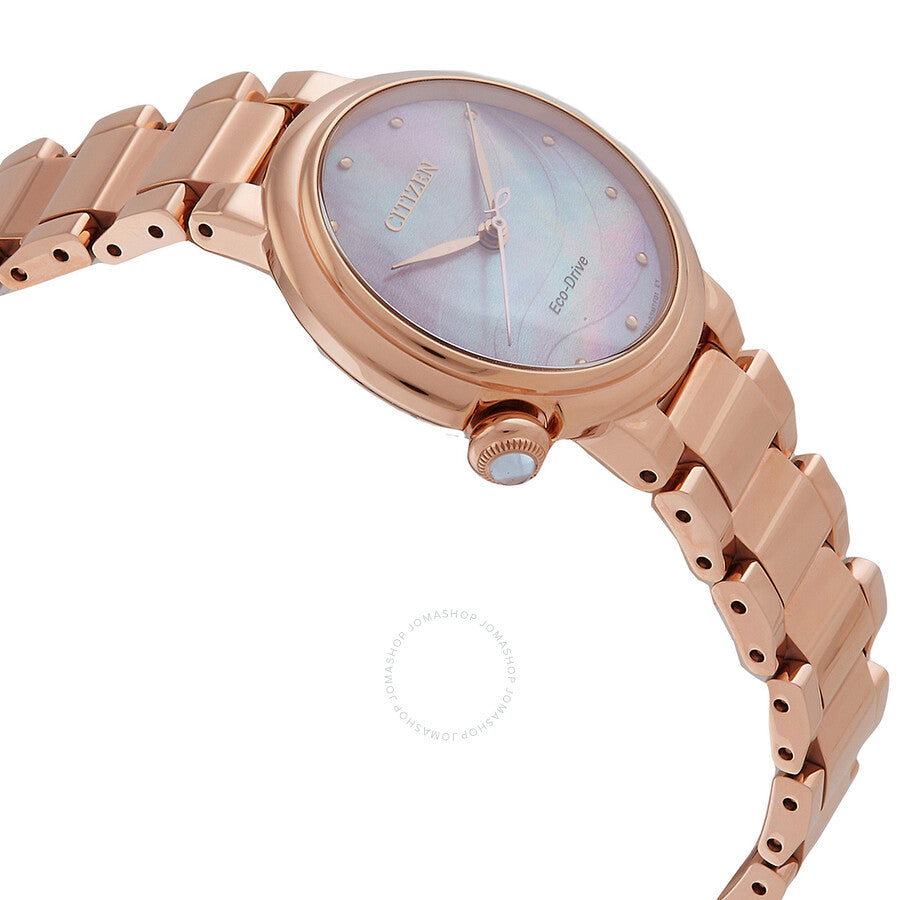 Citizen L Eco-Drive Mother of Pearl Dial Ladies Watch EM0917-81Y - Dawson Watches #2