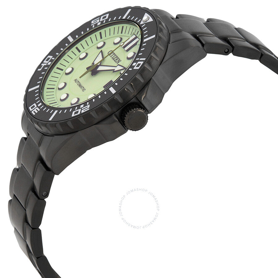 Citizen Mechanical Automatic Green Dial Watch NJ0177-84X - Dawson Watches #2
