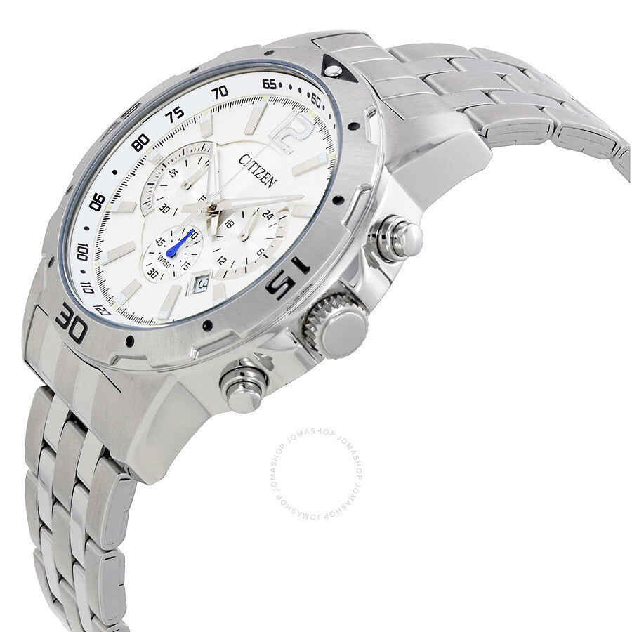 Citizen Chronograph Silver Dial Stainless Steel Men's Watch AN8100-54A - Dawson Watches #2