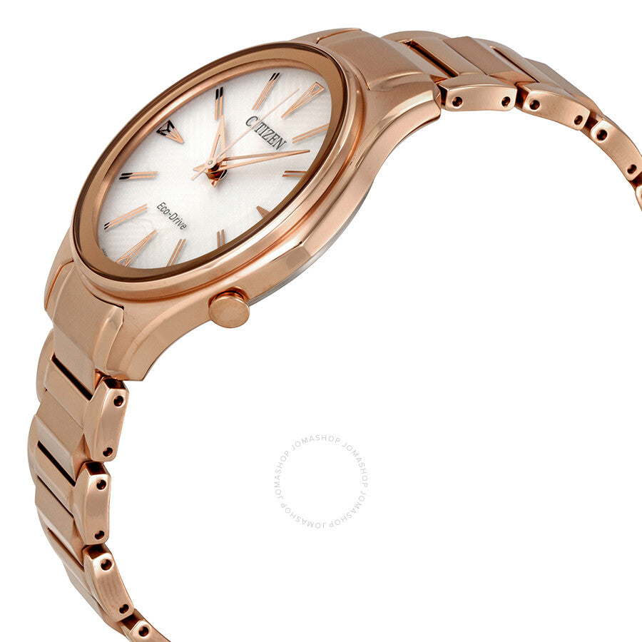 Citizen Modena White Dial Rose Gold-tone Ladies Watch EM0593-56A - Dawson Watches #2