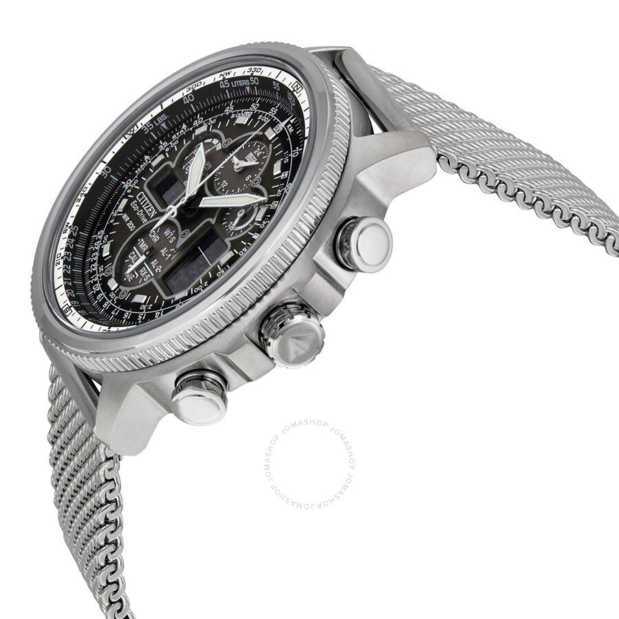 Citizen Navihawk UTC Eco-Drive Chronograph Men's Watch JY8030-83E - Dawson Watches #2