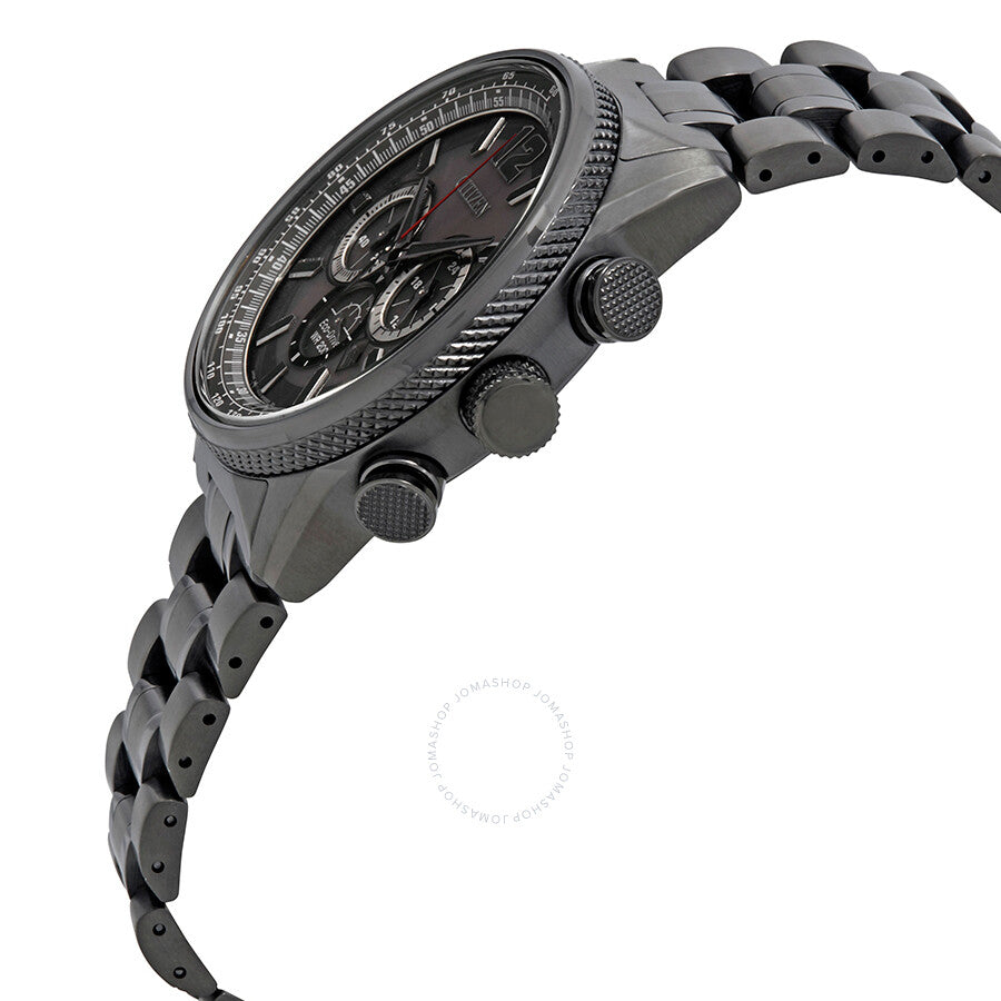 Citizen Nighthawk Chronograph Charcoal Grey Dial Men's Watch CA4377-53H - The Watches Men & Co #2