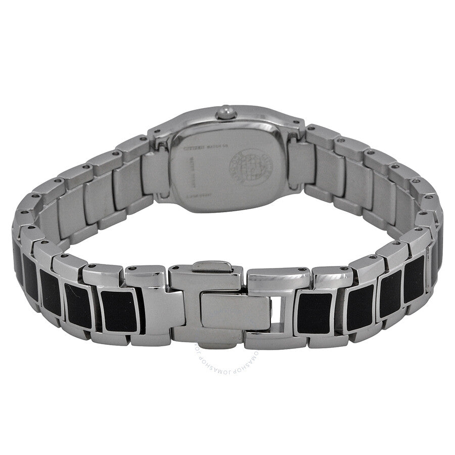 Citizen Normandie Eco-Drive Black Dial Crystal Ladies Watch EW9780-57E - Dawson Watches #3