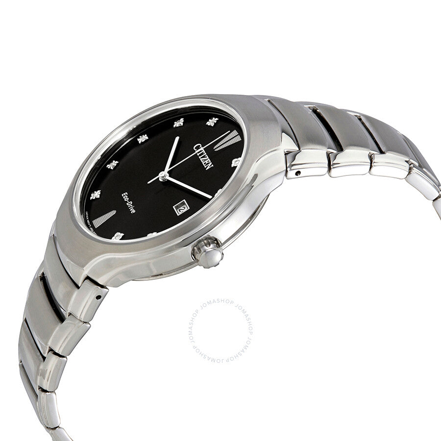 Citizen Paradigm Black Diamond Dial Men's Steel Watch AW1550-50E - Dawson Watches #2