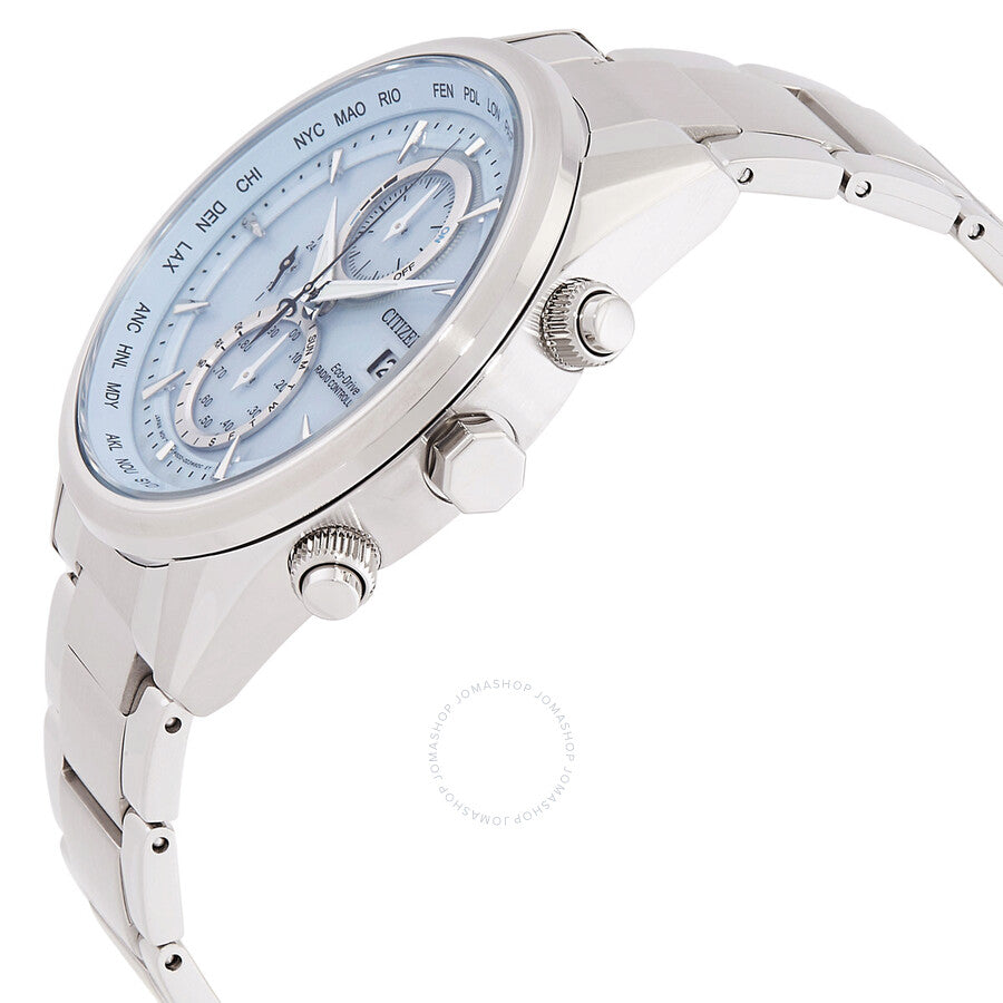 Citizen Perpetual World Time Chronograph Blue Dial Men's Watch AT8260-85M - Dawson Watches #2