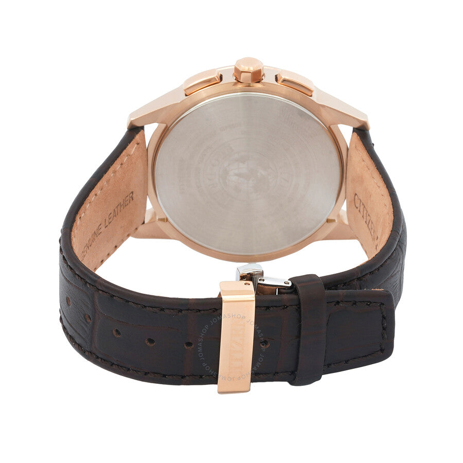 Citizen Perpetual World Time Chronograph Grey Dial Men's Watch AT8113-12H - Dawson Watches #3
