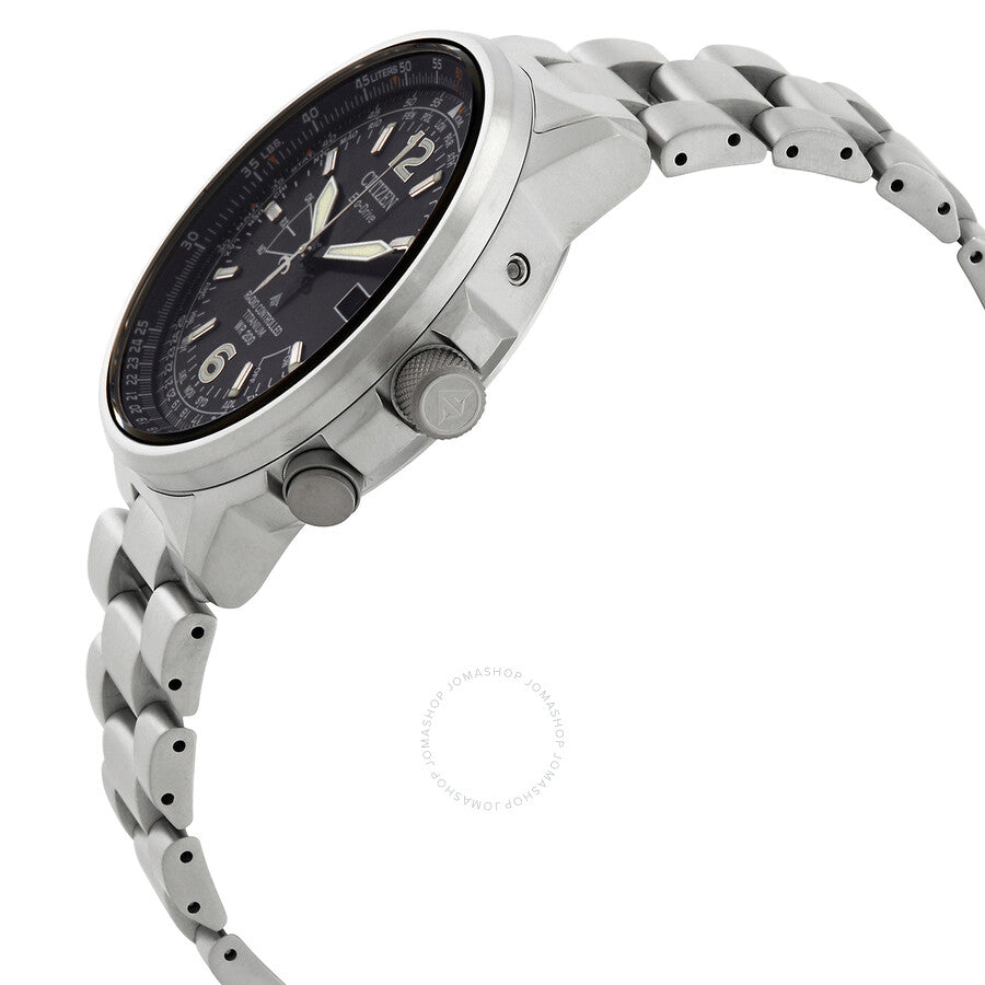 Citizen Perpetual World Time GMT Eco-Drive Black Dial Men's Watch CB0230-81E - Dawson Watches #2