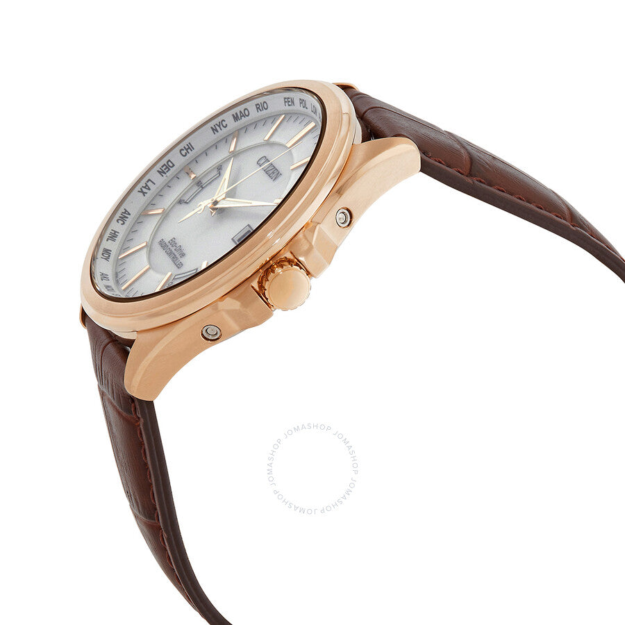 Citizen Perpetual World Time White Dial Men's Watch CB0253-19A - Dawson Watches #2