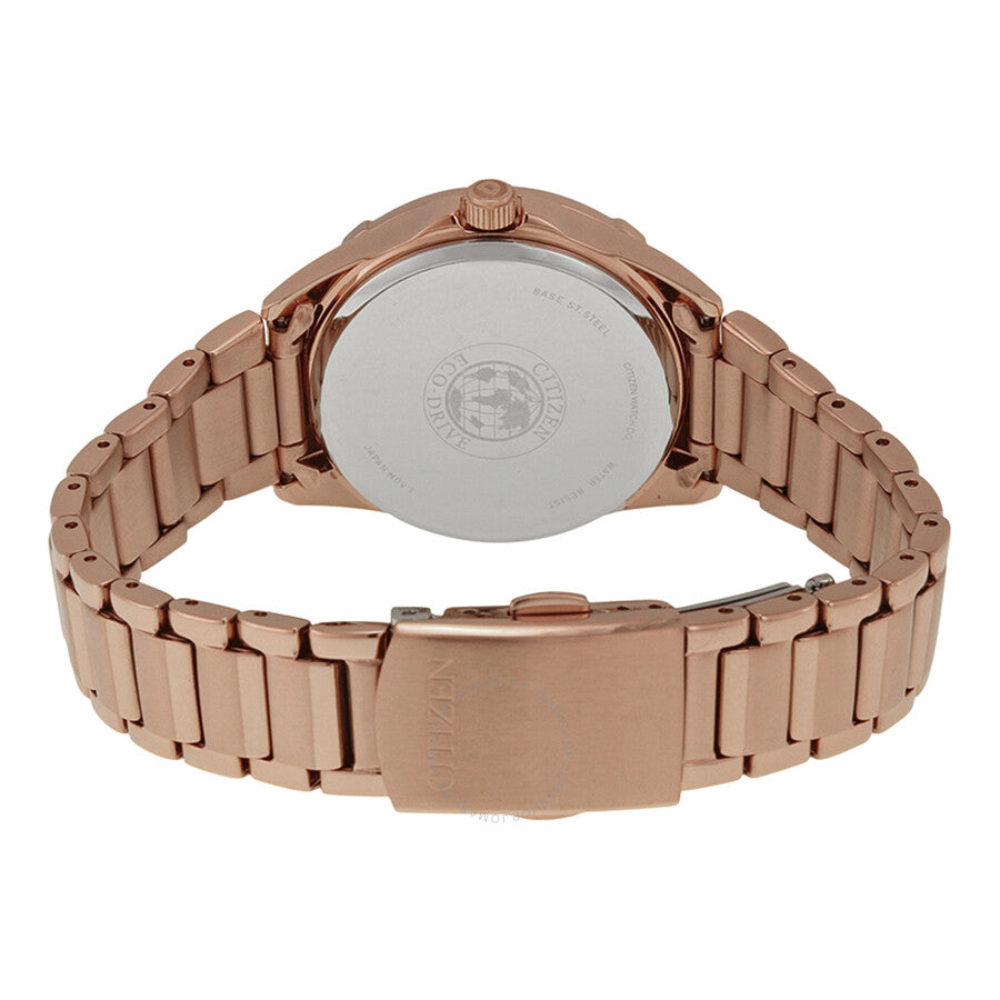 Citizen POV Eco-Drive Coral Dial Ladies Watch FD3003-58X - Dawson Watches #3