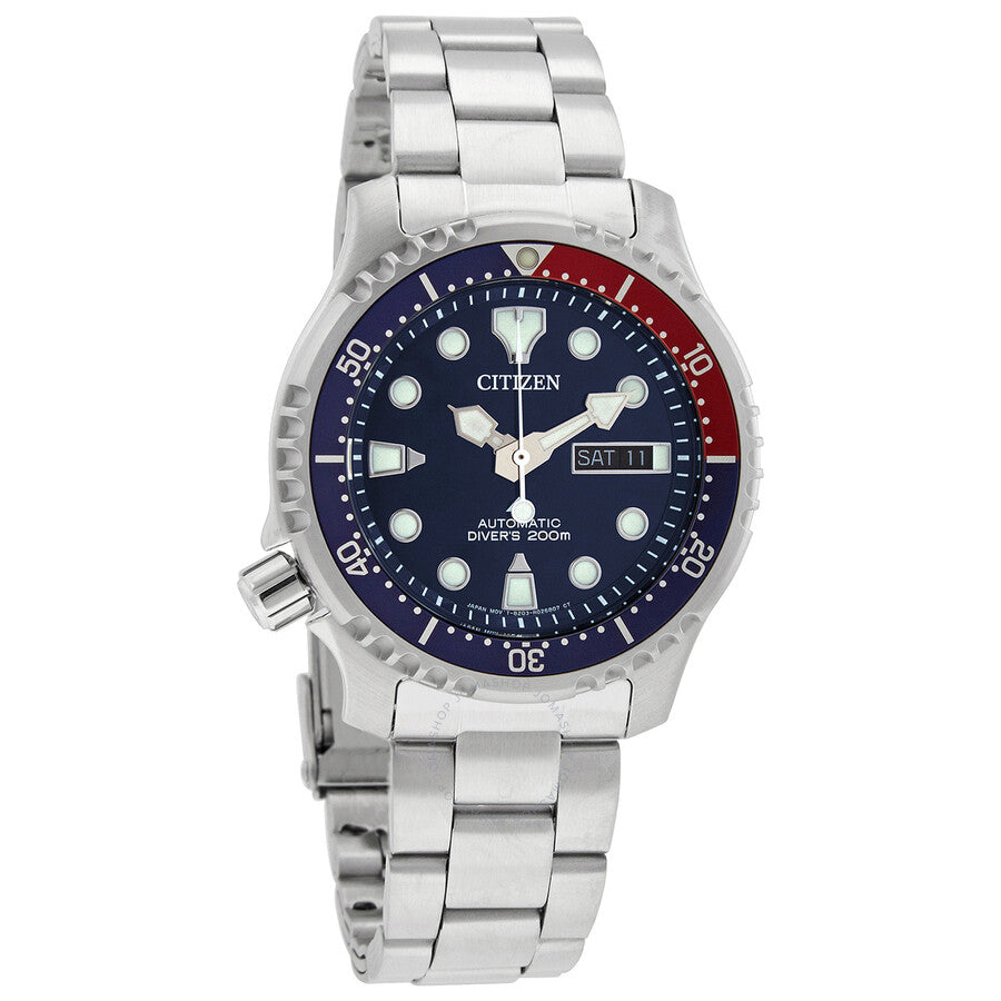 Citizen Promaster Lefty Automatic Blue Dial pepsi Bezel Men's Watch NY0086-83L - Dawson Watches