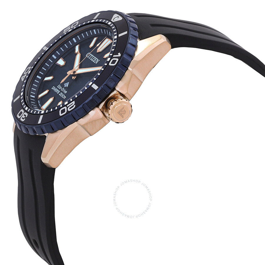 Citizen Promaster Dive Eco-Drive Blue Dial Men's Watch BN0196-01L - Dawson Watches #2