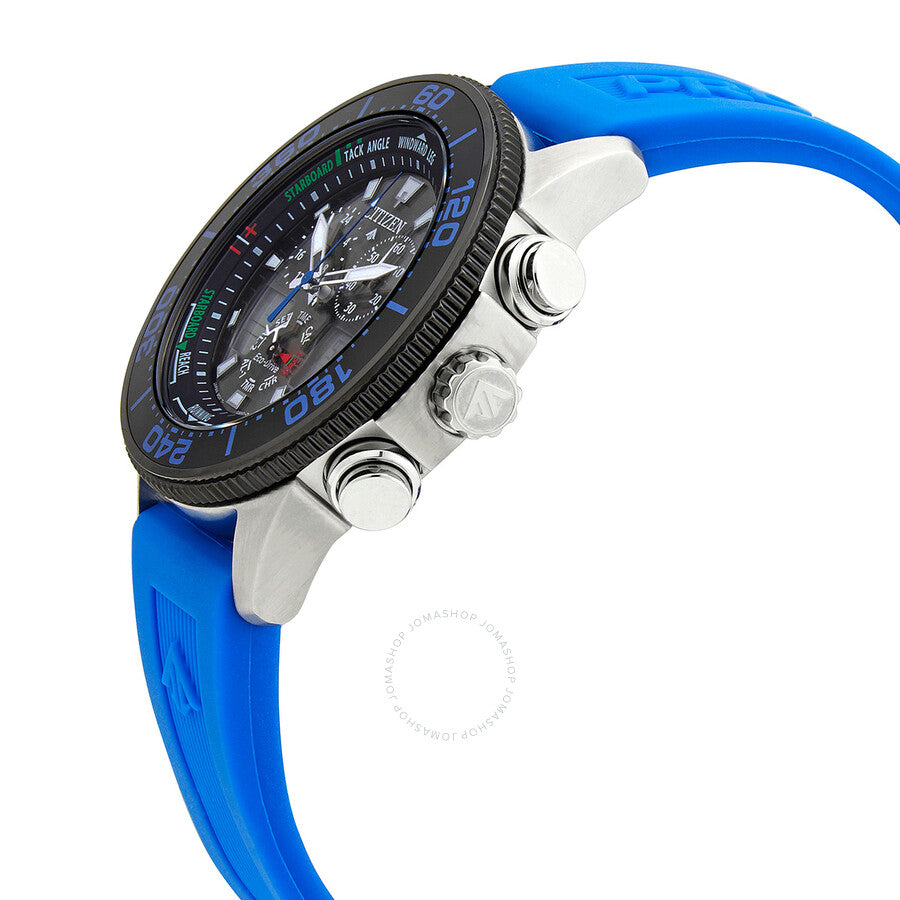 Citizen Promaster Sailhawk Alarm World Time Chronograph Analog-Digital Black Dial Men's Watch JR4068-01E - Dawson Watches #2