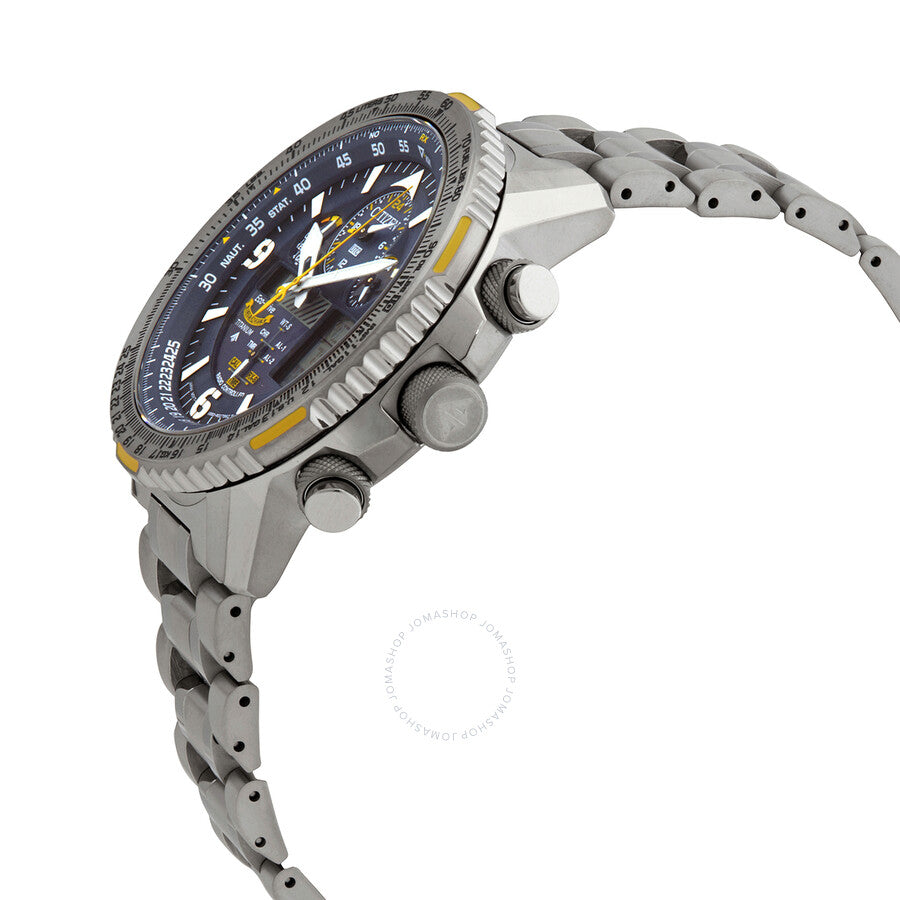 Citizen Promaster Skyhawk Perpetual Alarm Chronograph Blue Dial Men's Watch JY8101-52L - Dawson Watches #2