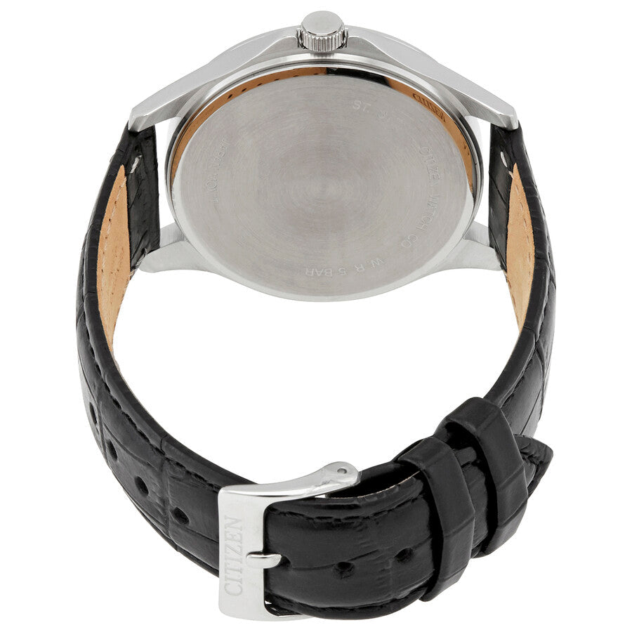 Citizen Quartz Black Dial Black Leather Men's Watch BF2001-04E - Dawson Watches #3