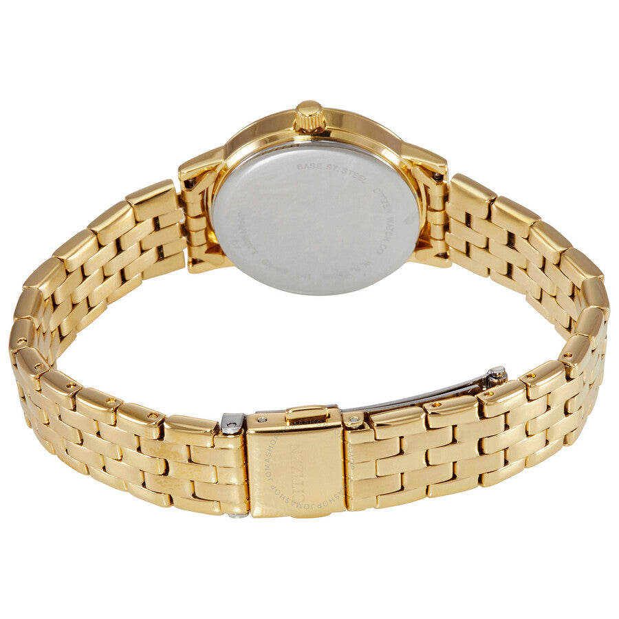 Citizen Quartz Black Dial Ladies Stainless Steel Gold-tone Watch EU6092-59E - Dawson Watches #3