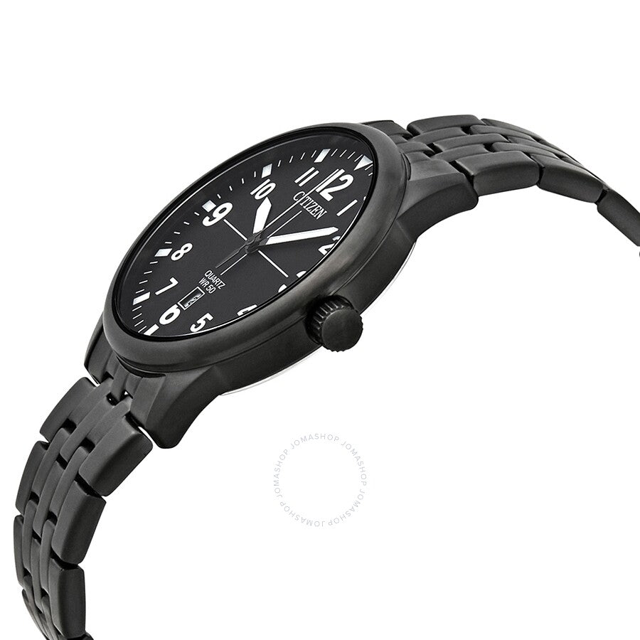 Citizen Quartz Black Dial Men's Watch BI1055-52E - Dawson Watches #2