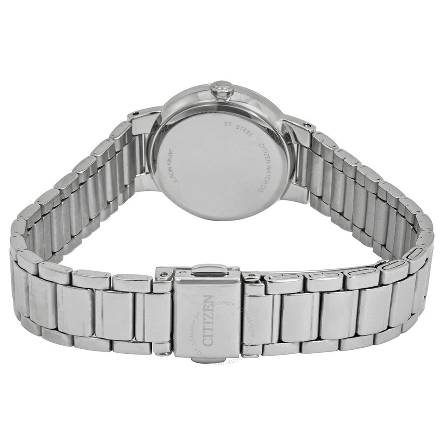 Citizen Quartz Black Dial Stainless Steel Ladies Watch EU6010-53E - Dawson Watches #3