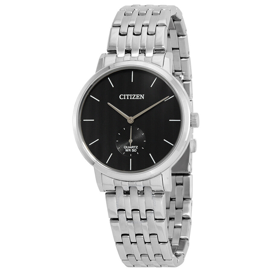 Citizen Quartz Black Dial Stainless Steel Men's Watch BE9170-56E - Dawson Watches
