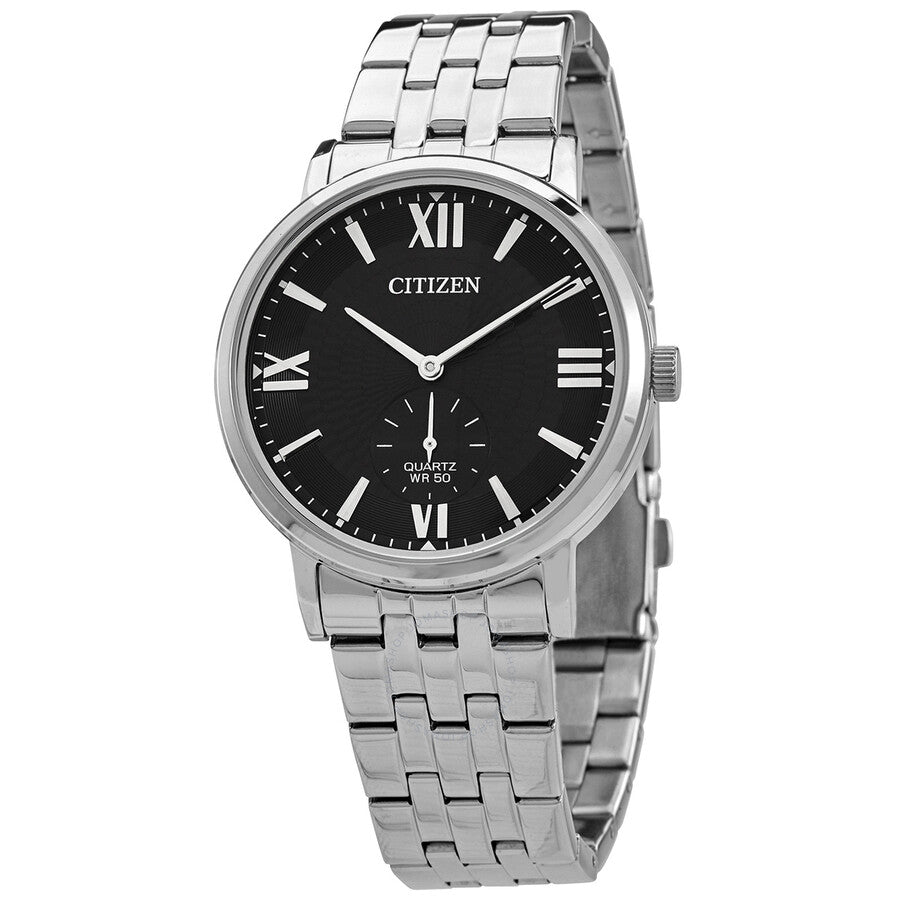 Citizen Quartz Black Dial Stainless Steel Men's Watch BE9170-72E - Dawson Watches