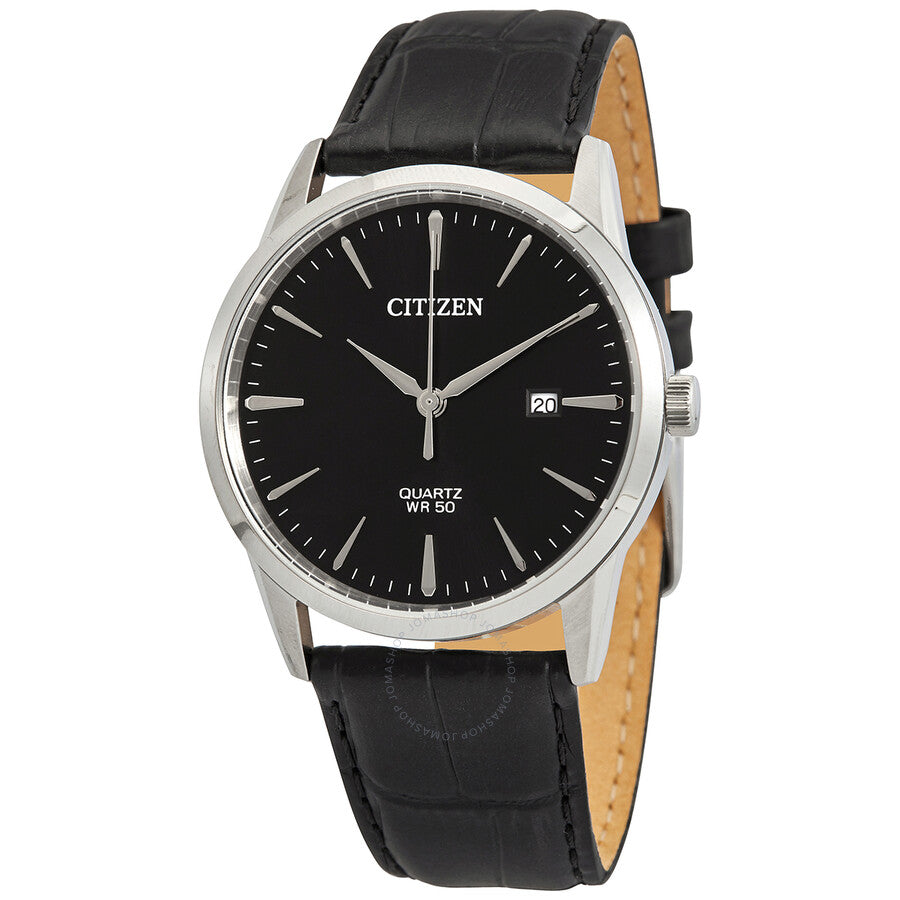 Citizen Quartz Black Dial Unisex Watch BI5000-10E - Dawson Watches