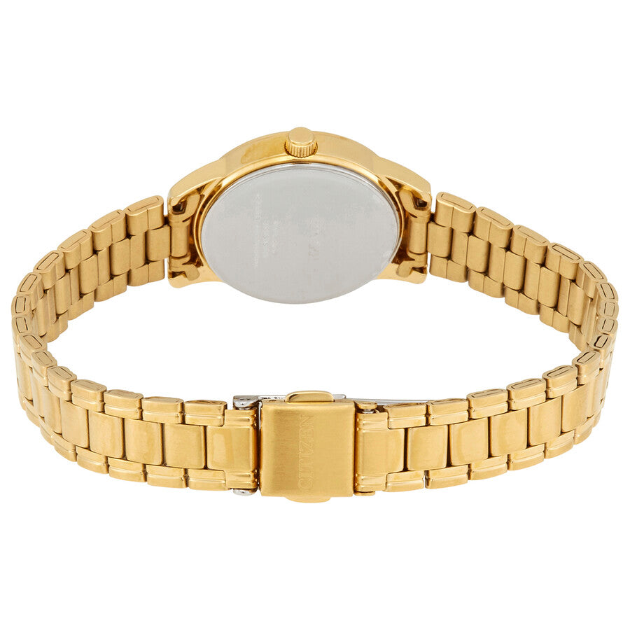 Citizen Quartz Black Dial Yellow Gold-tone Ladies Watch EJ6082-51E - Dawson Watches #3