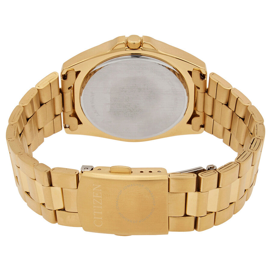 Citizen Quartz Black Dial Yellow Gold-tone Men's Watch BF0582-51F - Dawson Watches #3