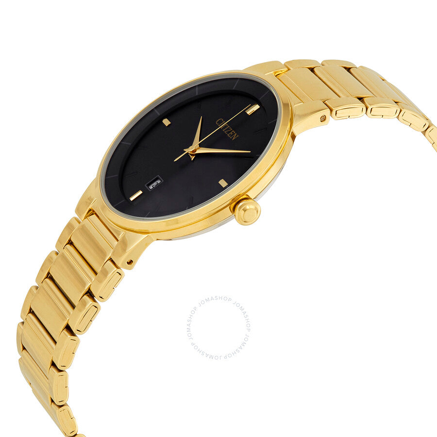 Citizen Quartz Black Dial Yellow Gold-tone Men's Watch BI5012-53E - Dawson Watches #2