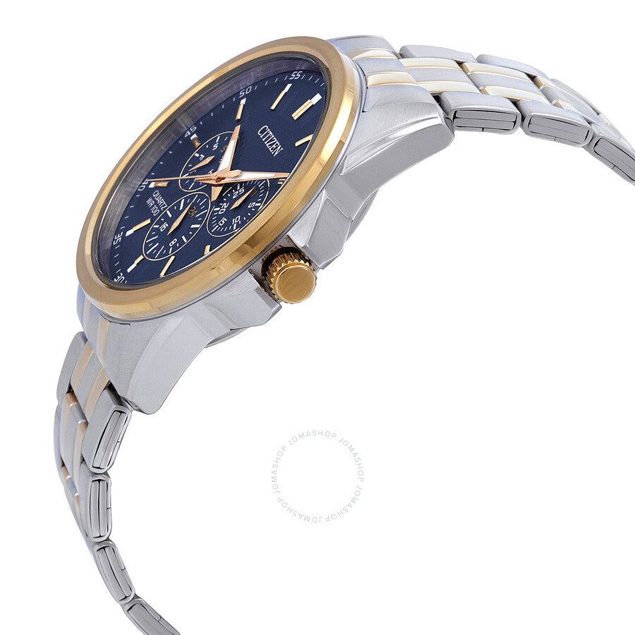 Citizen Quartz Blue Dial Two-Tone Men's Watch AG8348-56L - Dawson Watches #2