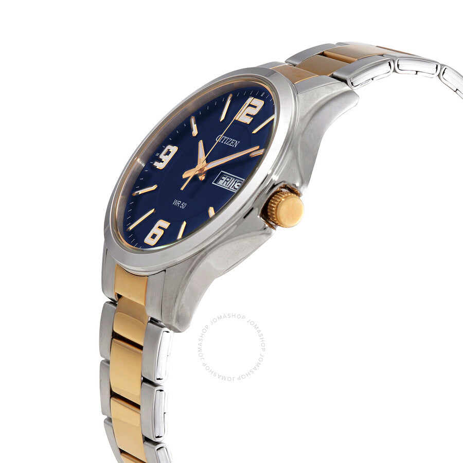 Citizen Quartz Blue Dial Two-tone Men's Watch BF2004-57L - Dawson Watches #2