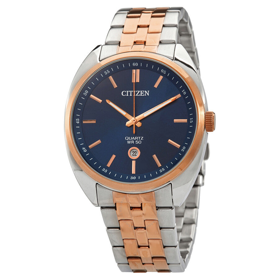 Citizen Quartz Blue Dial Two-tone Men's Watch BI5096-53L - Dawson Watches
