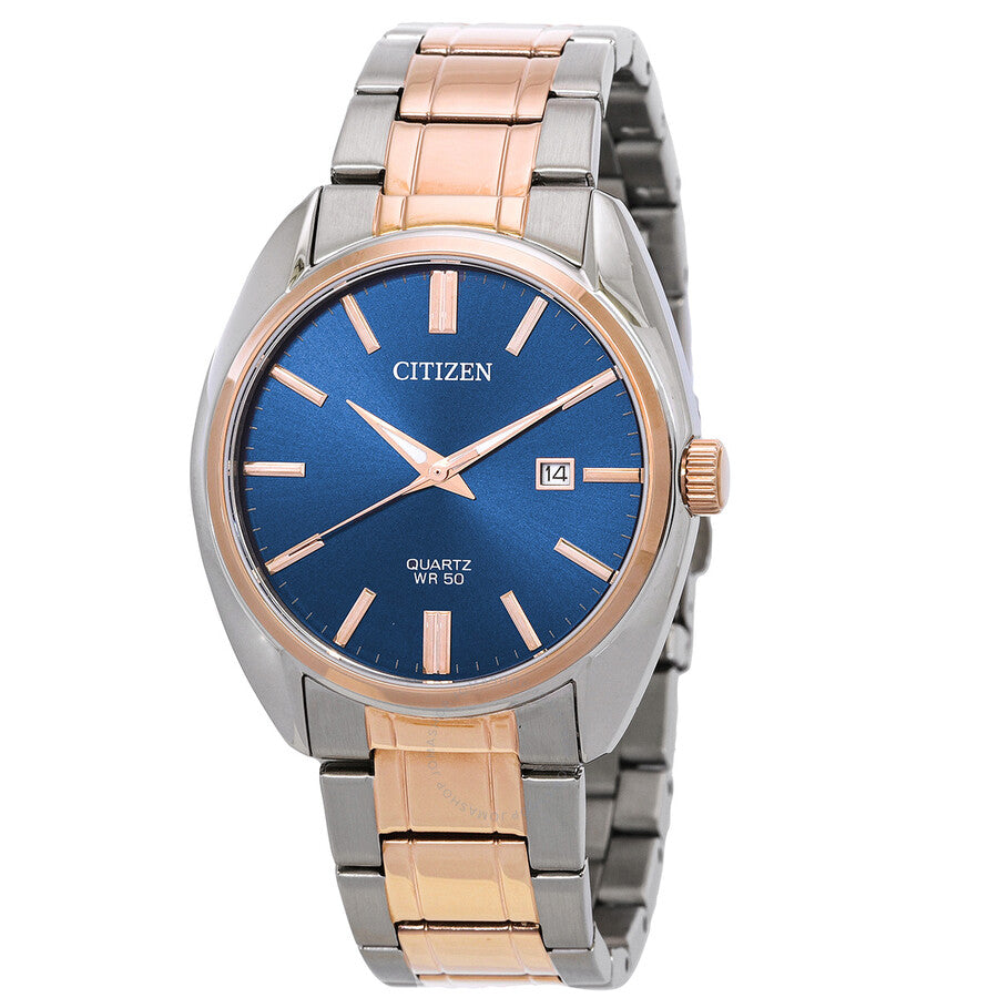 Citizen Quartz Blue Dial Two-tone Men's Watch BI5104-57L - Dawson Watches