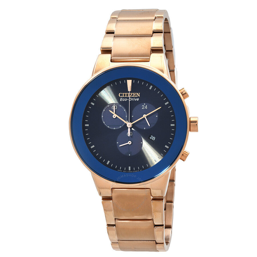 Citizen Quartz Blue Dial Watch AT2243-87L - Dawson Watches