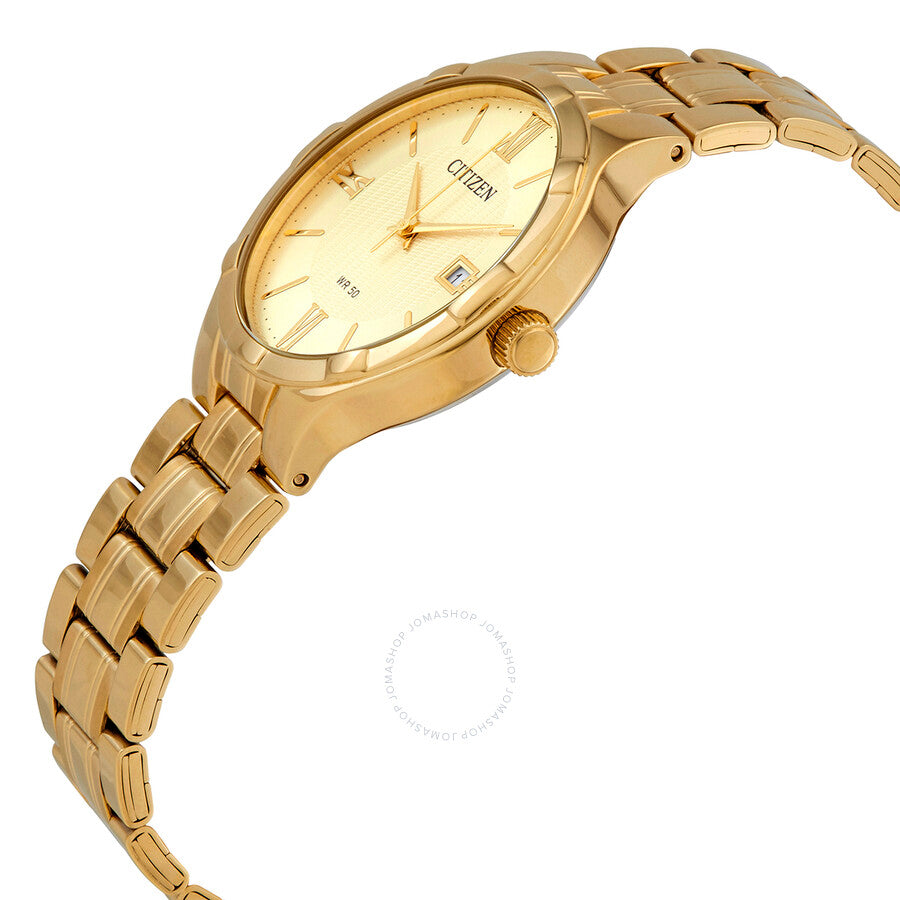Citizen Quartz Champagne Dial Yellow Gold-tone Men's Watch BI5022-50P - Dawson Watches #2