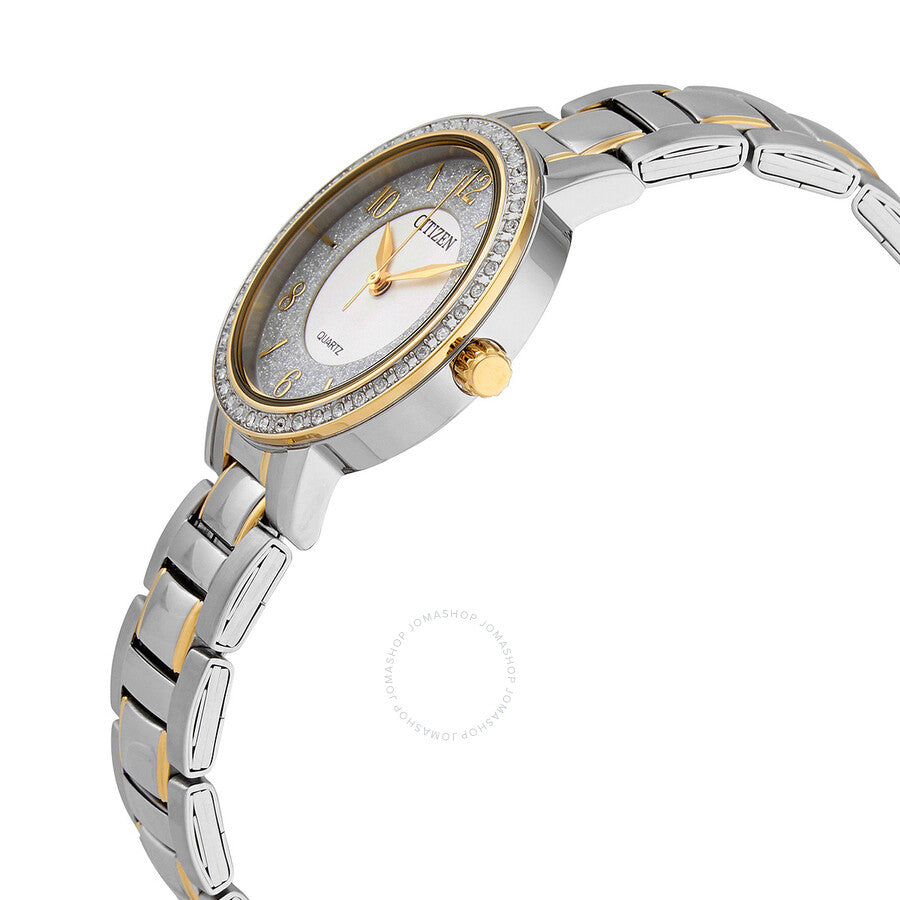 Citizen Quartz Crystal Glitter Dial Ladies Watch EL3044-54A - Dawson Watches #2