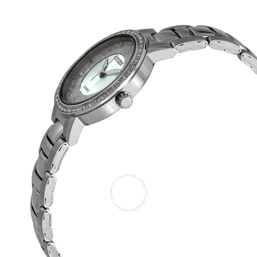 Citizen Quartz Crystal Silver Dial Ladies Watch EL3040-55L - Dawson Watches #2