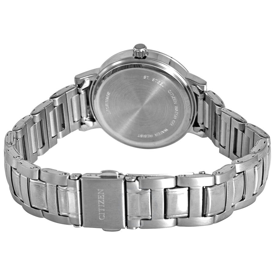 Citizen Quartz Crystal Silver Dial Ladies Watch EL3040-55L - Dawson Watches #3