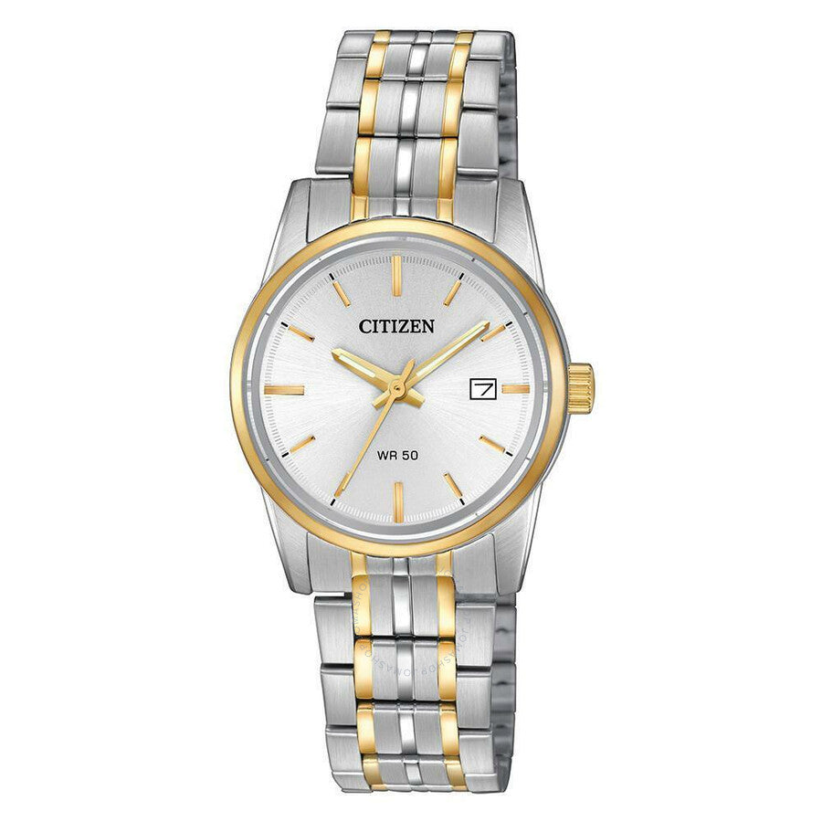 Citizen Quartz Silver Dial Two-tone Ladies Watch EU6004-56A - Dawson Watches