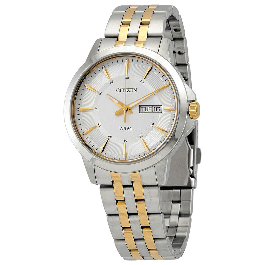 Citizen Quartz Silver Dial Two-tone Men's Watch BF2018-52A - Dawson Watches
