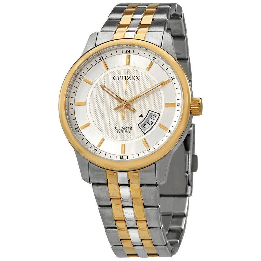 Citizen Quartz Silver Dial Two-tone Men's Watch BI1054-80A - Dawson Watches