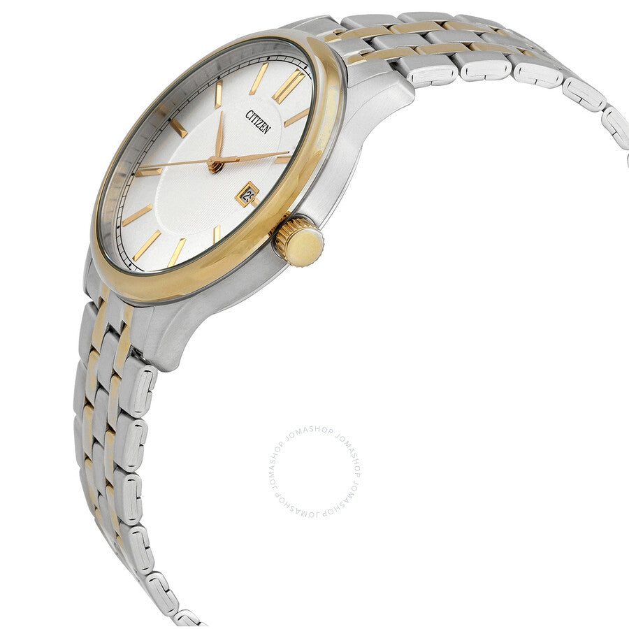 Citizen Quartz Silver Grey Dial Two-tone Men's Watch BI1054-55A - Dawson Watches #2