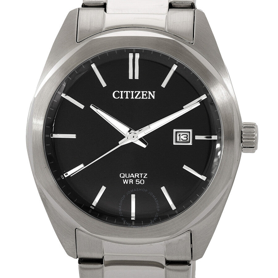 Citizen Quartz Stainless Steel Black Dial Men's Watch BI5110-54E - Dawson Watches #4