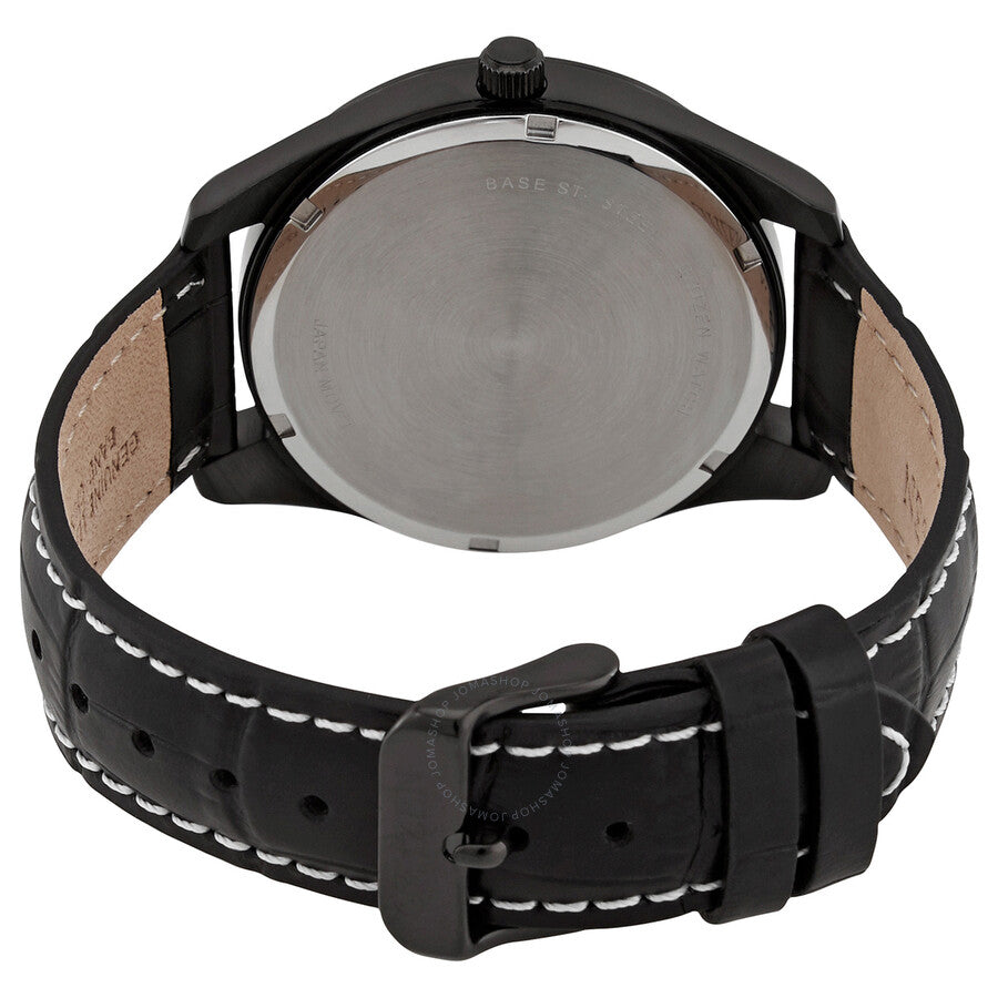 Citizen Quartz White Dial Black-plated Men's Watch BI1035-09A - Dawson Watches #3