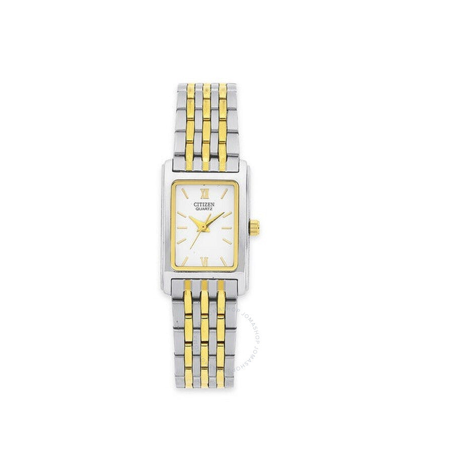 Citizen Quartz White Dial Two-tone Ladies Watch EJ5854-56A - Dawson Watches