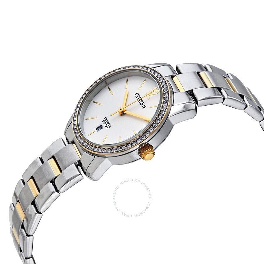 Citizen Quartz White Dial Two-tone Ladies Watch EU6038-89A - Dawson Watches #2