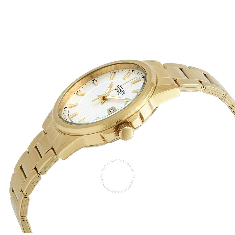 Citizen Quartz White Dial Men's Gold-tone Watch BI1012-55A - Dawson Watches #2