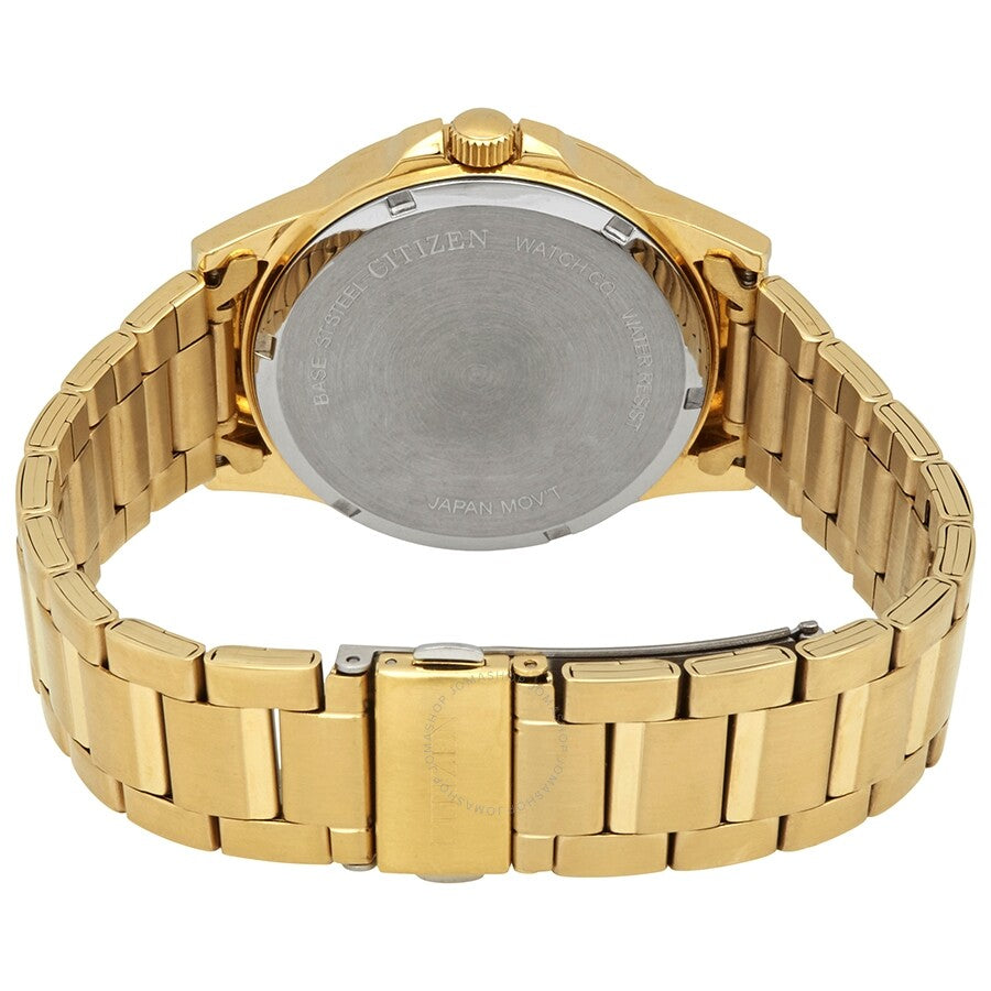 Citizen Quartz White Dial Men's Gold-tone Watch BI1012-55A - Dawson Watches #3