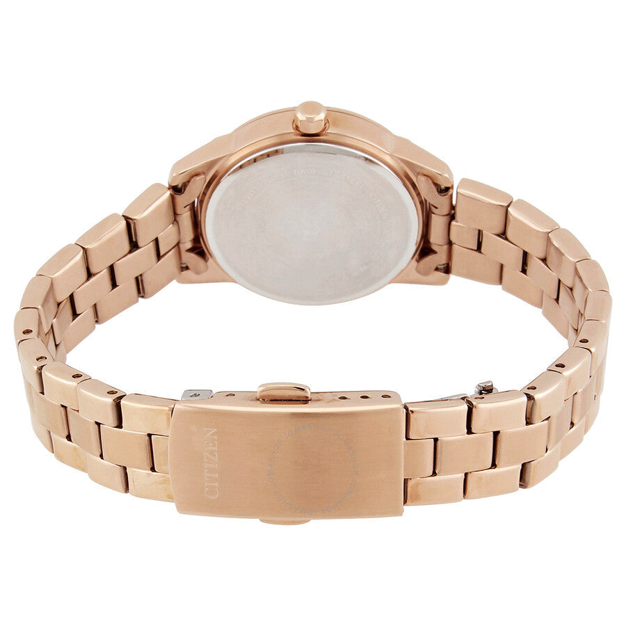 Citizen Quartz White Dial Rose Gold-tone Ladies Watch EU6073-53A - Dawson Watches #3