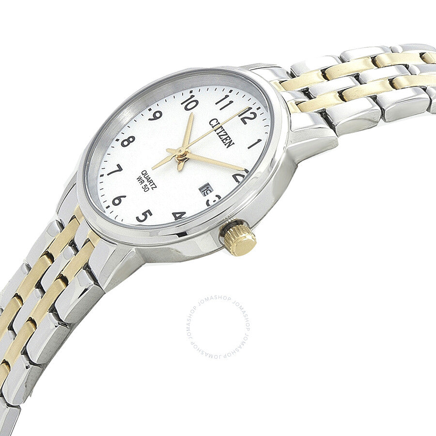 Citizen Quartz White Dial Two-tone Ladies Watch EU6096-58A - Dawson Watches #2