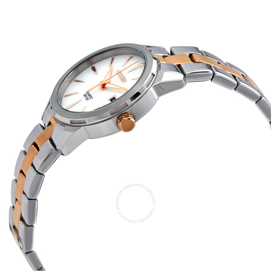 Citizen Quartz White Mother of Pearl Dial Ladies Watch EU6074-51D - Dawson Watches #2