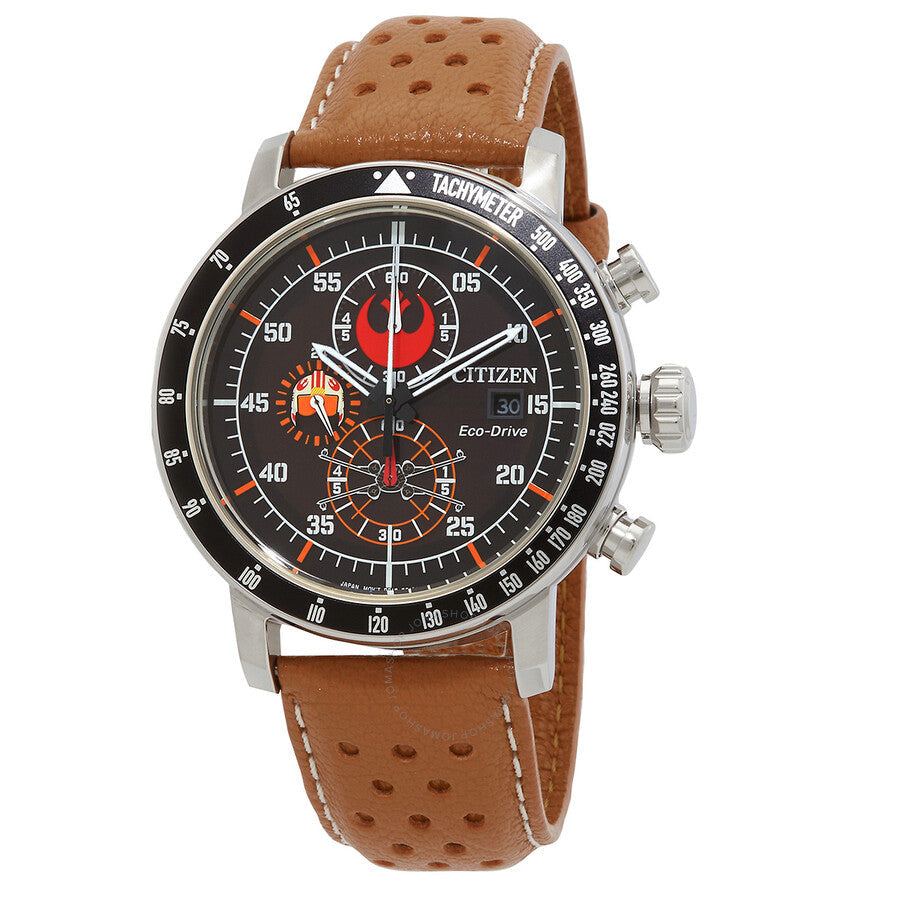Citizen Rebel Pilot Chronograph Black Dial Men's Watch CA0761-06W - Dawson Watches
